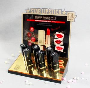 China Countertop Acrylic Makeup Display Stand , Cosmetic Display Rack For Lipstick on sale