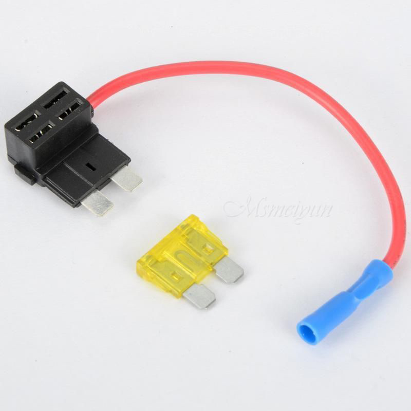 10 AMP ADD-A-CIRCUIT BLADE STYLE ATM LOW PROFILE MINI FUSE HOLDER