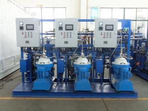 China Self Cleaning Fuel Oil Treatment System , Fuel Oil Purifier Separator 5000 L/H on sale