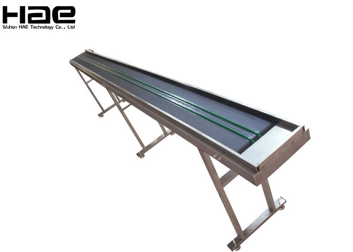 China Industrial Adjustable Stainless Steel Conveyor Belt 0 - 28 M / Min For Eggs on sale