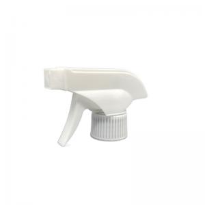 China SS316 Plastic Trigger Sprayer Pump 28/415 28/410 White 0.81ml With Screw Cap Closure on sale
