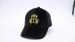 Best Winter Plain Velvet Embroidered Baseball Caps 56cm 3D Patch Logo wholesale