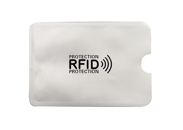 China Aluminum Foil Holographic Plastic RFID Blocking Cards Sleeve on sale