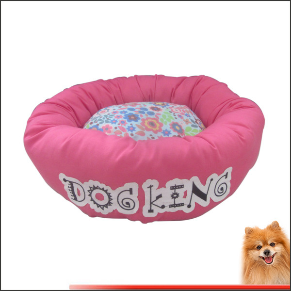China Cooling Dog Beds Canvas Fabric With Flower Printed Dog beds Factory on sale
