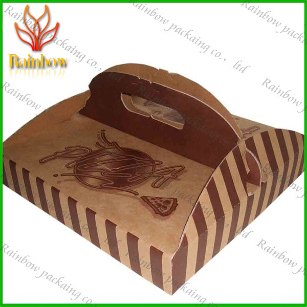 Best Eco-friendly Paper Packaging Boxes Customizable With Handle For Pizza wholesale