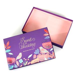 Best Multi Color Hard Paper Gift Box With Lids , Wedding Decorative Gift Boxes wholesale