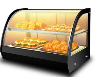 China SS201 Hot Food Display Case Countertop CE certificate on sale