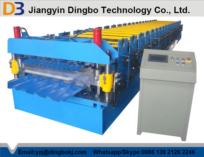 China Standard Of South Africa IBR And Corrugated Roll Forming Machine  In One Line on sale