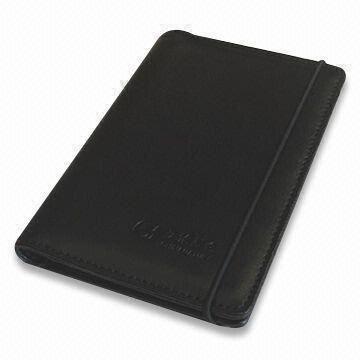 China PU Notepad Holder with Pen and Elastic Band, Available in Various Colors on sale