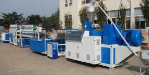 China Crust Foam Pvc Board Making Machine , Plastic PVC Profile Extrusion Line on sale