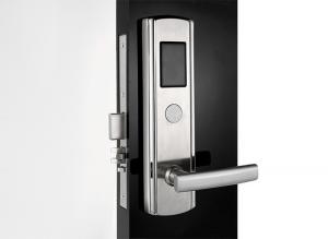 China Home Keyless Electronic Digital Door Lock 300×78 Mm Front Plate With 4 A 1.5V Batteries on sale