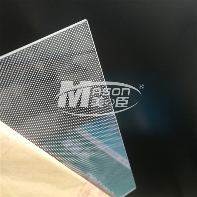 China Laser Dotting Engraving 2.0mm Acrylic Light Guide Plate For Light Box on sale