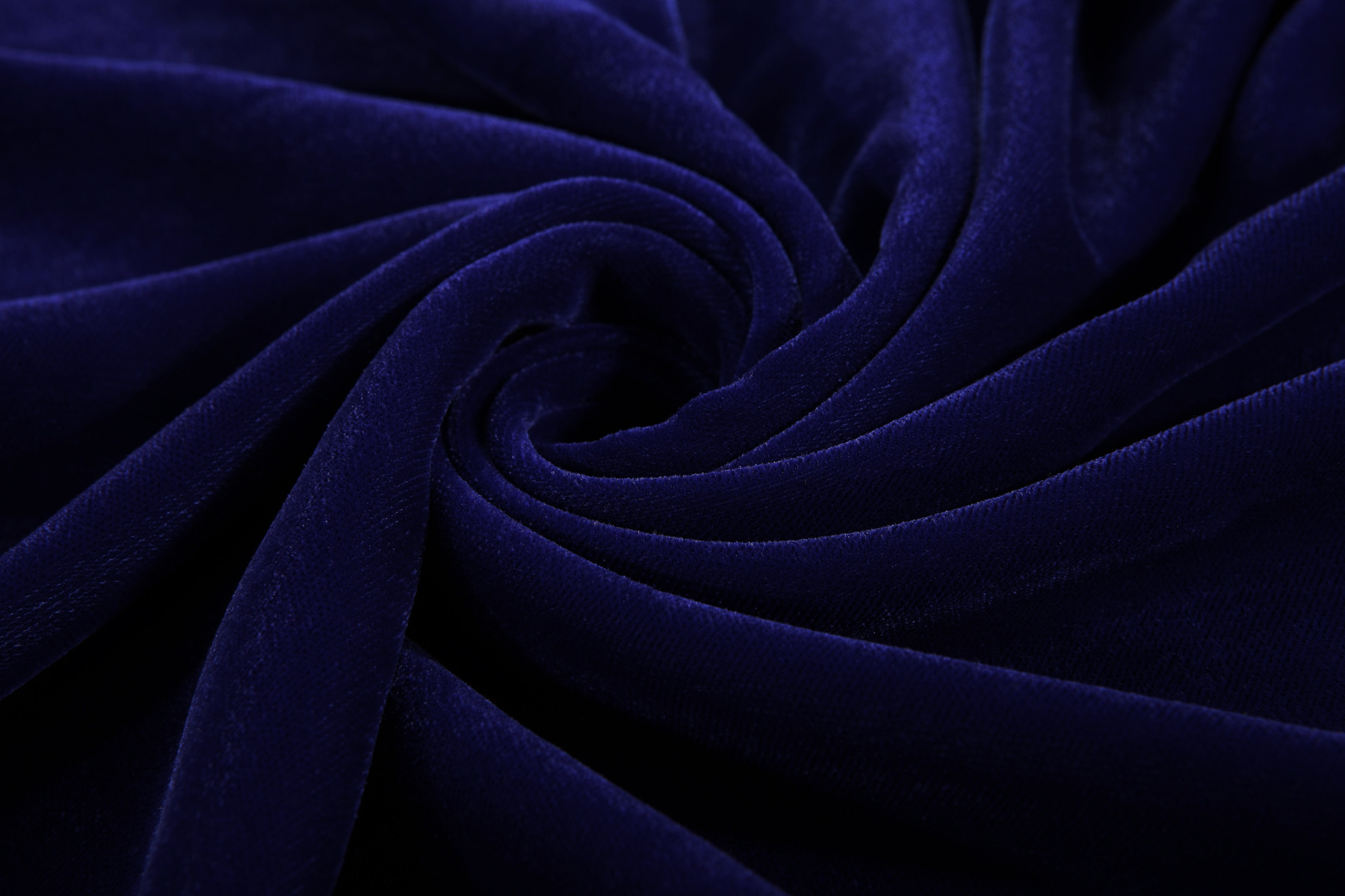 Cheap Vintage Blue Micro Velvet Fabric / Patterned Velvet Dress Fabric for sale