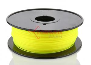 Best Yellow 3D Printer Materials High Strength , 1.75mm PLA Filament wholesale