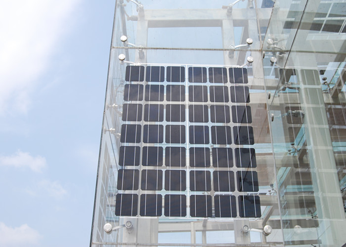 China Transparent BIPV Solar Panels Mono Cells Building Integrated PV on sale
