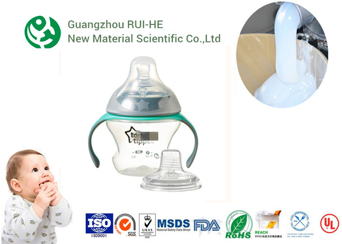 Cheap Nipple Liquid Silicone Rubber Food Grade RH6250 - 40 High Transparency for sale