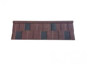 Corrugated Iron Stone Coated Metal Roof Tile DX51D Material