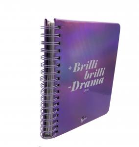 China Weekly Monthly Spiral Paper Notebook OEM Personalised Hard Cover Organizer 8.25 X 6.25inches on sale