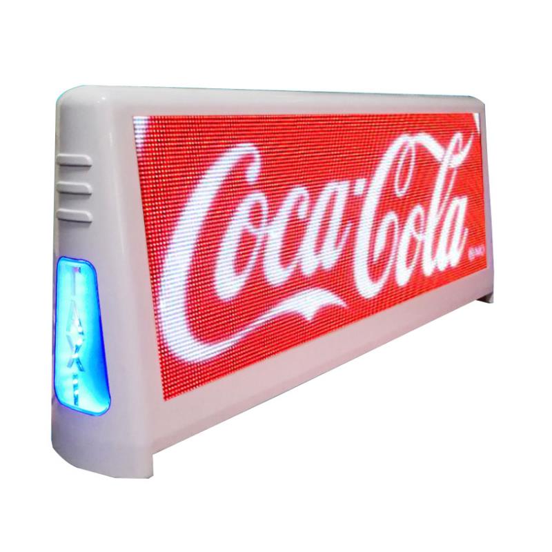 LED 3G/4G Wifi taxi roof led display/led screen car advertising/taxi top sign for car advertising