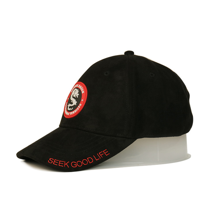 China Premium quality custom suede baseball cap custom design baseball hat for men on sale