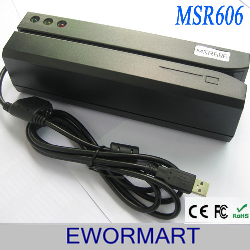 Cheap Good Quality And 100% Compatible With MSR606 USB Tripe MSR606 Magnetic Reader/Writer for sale