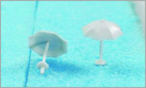 Best MT100 1:100 Custom Scale Model Train Layouts Miniature Plastic Sun Umbrella wholesale