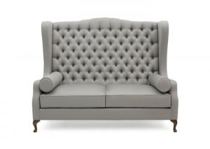 Best Grey Hotel Lounge Sofa Solid Wood Legs Environmental Protection wholesale