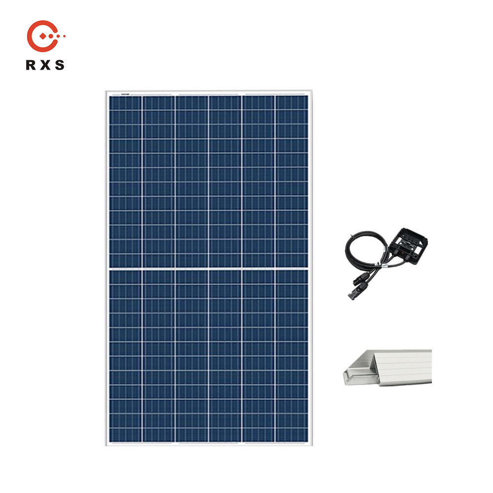 China 72 Cell Solar PV Module Photovoltaic Coated Tempered Glass Solar Panel Kit 340w 345w on sale