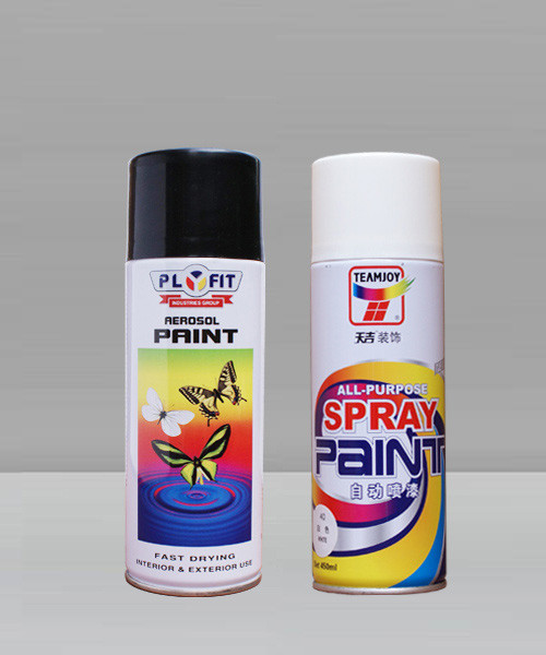 Cheap 400ml Matte Black Acrylic Spray Paint Liquid Coating Eco Friendly for sale