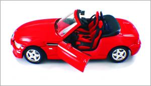 Best 1:24 Alloy Die Cast Smart Custom Scale Model Cars Display BMW Roadster wholesale