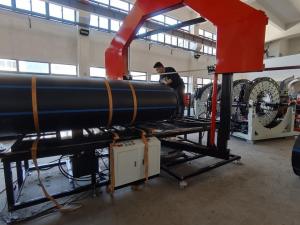 China PP Pipe Band Saw Cutting 50Hz 800mm Complies With 98/37/EC Standards on sale