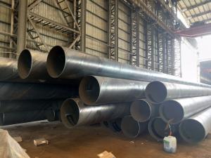 Best API 5L/ASTM A252/EN10219/AS1163 SSAW water pipe line/spiral welded steel pipe with 3LPE coating/	steel round tube wholesale