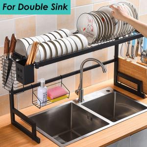 China Multifunction Stainless Steel Over The Sink Drying Rack 470mm Height 850mm Width on sale