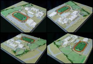 Best Stadium Project Planning Architectural Model Maker , Miniature Football Stadium Model wholesale