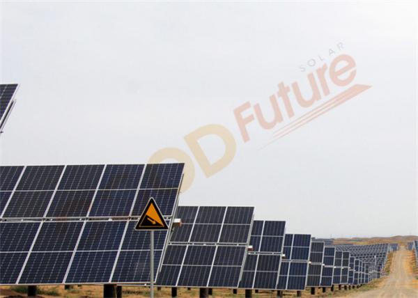 Cheap Horizontal 2P Solar Tracker Simple Structure Wind Protection for sale