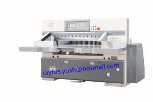 China High Precision Paper Roll To Sheet Cutting Machine / Heavy Duty Guillotine Paper Cutter on sale