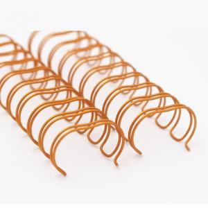 Best 7/16'' A4 Double Loop Spiral , 3:1 Nylon Coated Twin Ring Loop Binding wholesale
