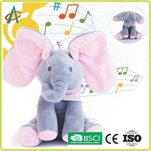 Best CPSIA Safety Standard Musical Plush Toys , 25cm Baby Musical Elephant wholesale