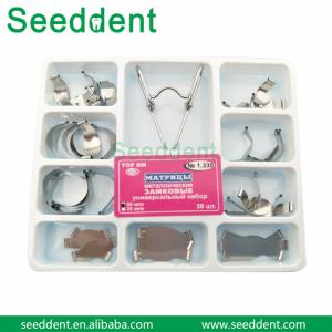 Best New Russia Dental Matrix Band Kit No.1.330 36pcs with Clips wholesale