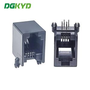 China DGKYD55211144IWA1DY1017 RJ11 connector 4P4C light free all plastic on sale