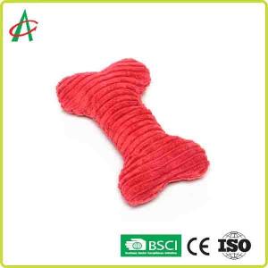 Best Custom Durable Coloful Bone Plush Dog Toys With Squeakers wholesale