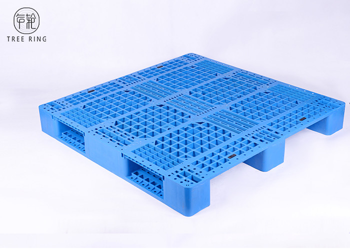 China P1212 Industrial Rackable Recycle Plastic Pallet For Warehouse Package Single Face on sale