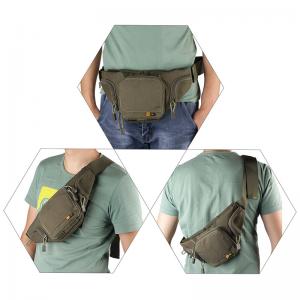 Best Outdoor Running Messenger Chest Bag , Cycling Shoulder Multi - Function Tactical Waist Bag wholesale