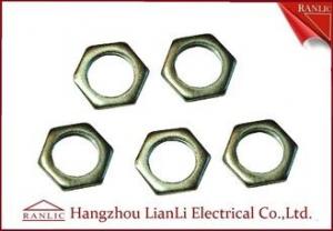 Best Steel Hot Dip Galvanized Steel Locknut BS4568 BS 31 Threaded Hexagonal Head wholesale