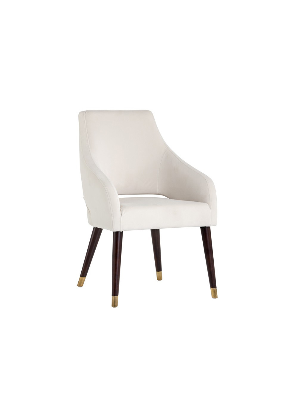 Best White Leather Upholstered Restaurant Dining Chairs Customized Size wholesale