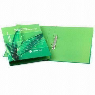 Cheap File Folder with 2-ring Binder/1.5-inch Back Width, Printing Paper/PVC Cover for sale
