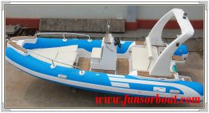 China Durable 18 Foot Hard Bottom Inflatable Rib Boats 10 Person Inflatable Boat on sale