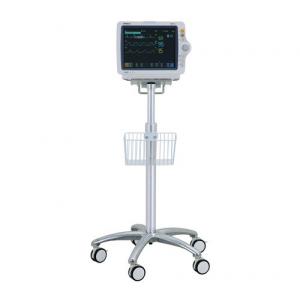China Patient Monitor Computer Workstation Trolley Roll Stand For Dixtal Medical Height 850-1200mm on sale