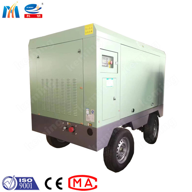 China 8m3/H Concrete Shotcrete Machine With Diesel Engine Mobile Air Compressor on sale