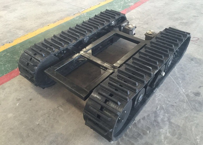 Best 60 Links Rubber Track Undercarriage 357kg Weight For Robot / Loader Machinery wholesale